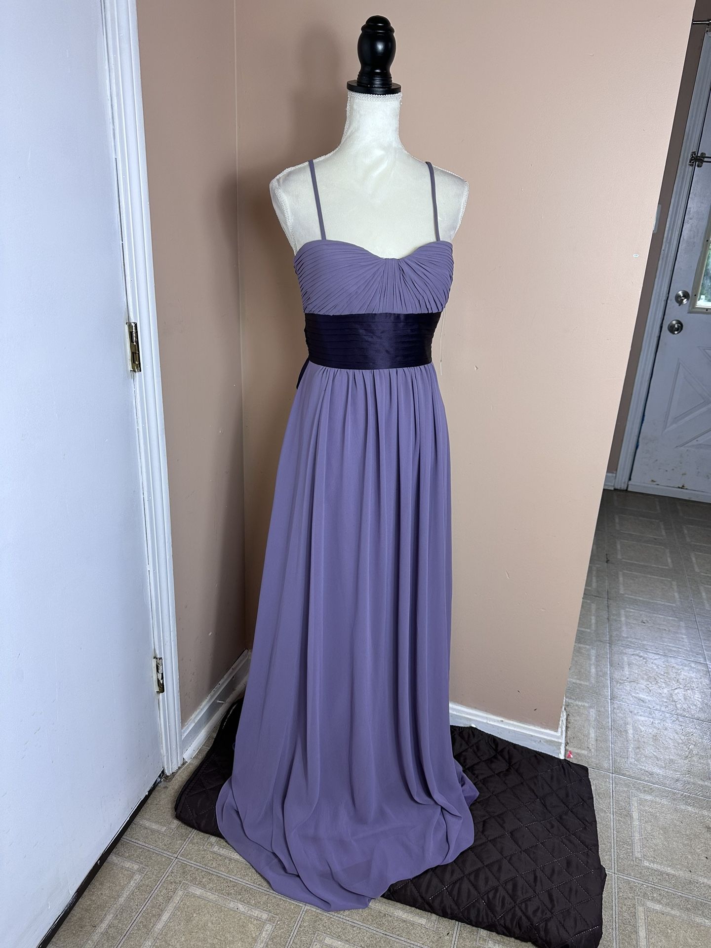 NWT BILL LEVKOFF PURPLE GOWN/ MOTHER OF THE BRIDE DRESS/