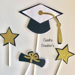 Graduation centerpieces stick/ prom