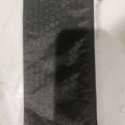 Small Black Makeup Hand Bag Honeycomb