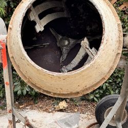 Essick Heavy Duty Cement Mixer W Wheelbarrow 