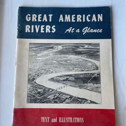 This is a collectible book titled Great American Rivers at a Glance. 