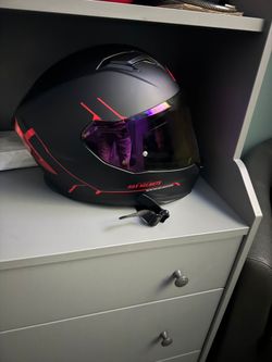 XL  street bike helmet with blue tooth