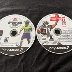 $12 FIFA 2004 & ESPN NFL 2K5 On PS2