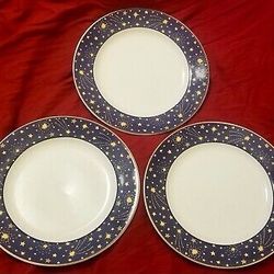 China Set of 3 Sakura Vitromaster GALAXY Dinner Plates
