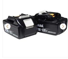 Genuine OEM 2 Two Dos Makita 18 Volt 18v 18 Lithium Ion LXT Batteries Capacity Output 5.0 AH 5.0 Battery 5ah Ah Amp High Pilas Baterias