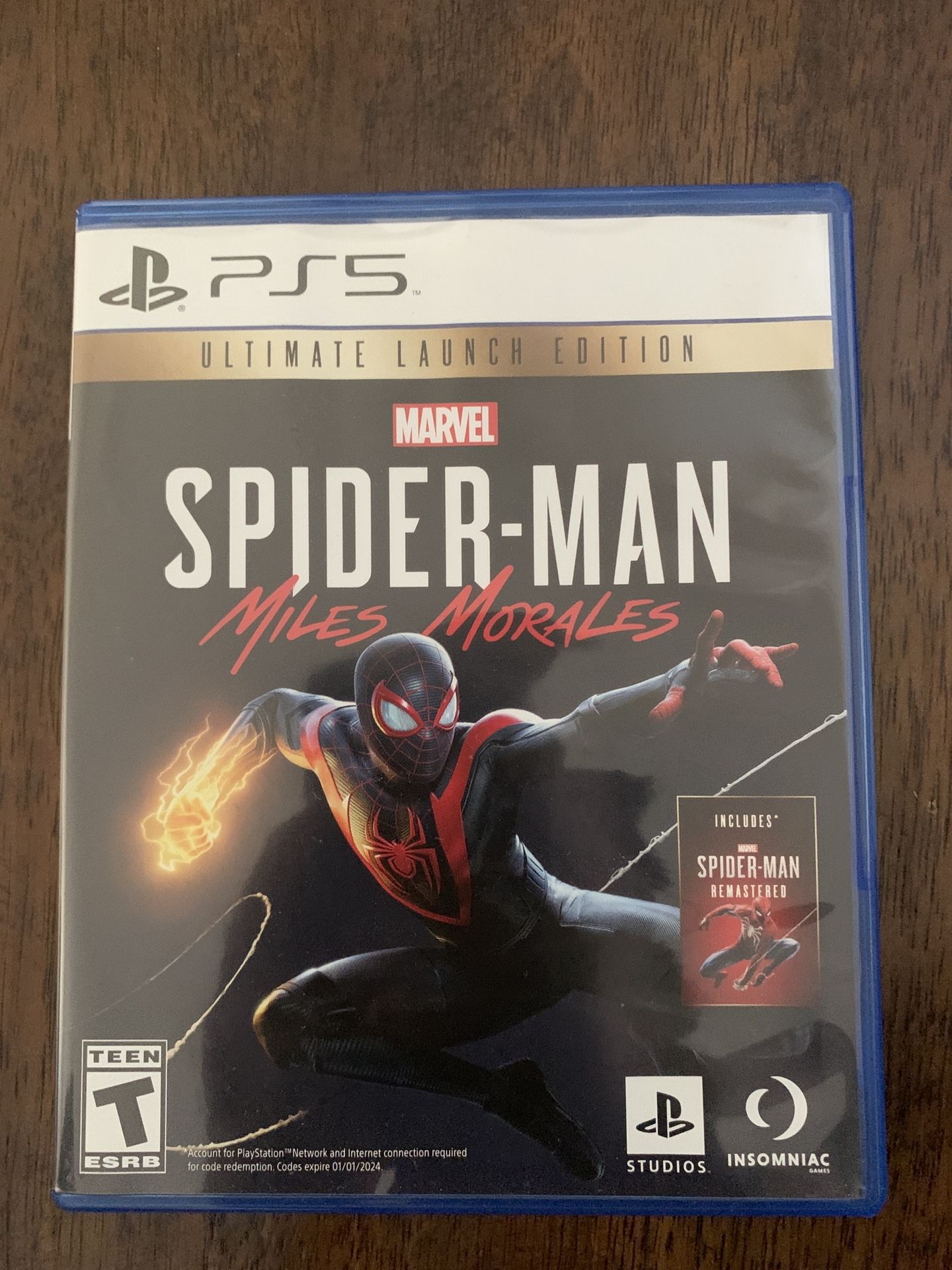 PS5 - Marvel's Spider-Man: Miles Morales Ultimate Launch Edition - No Code