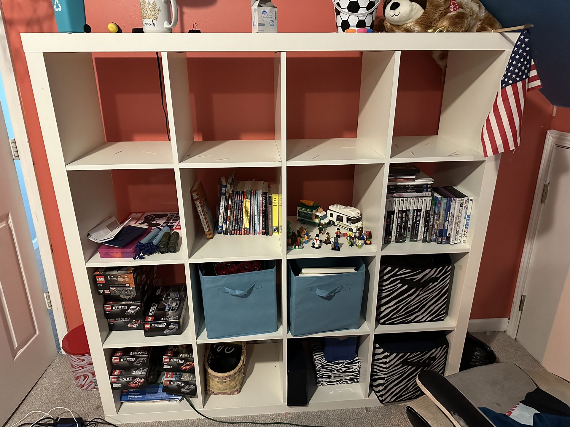 Big white shelves