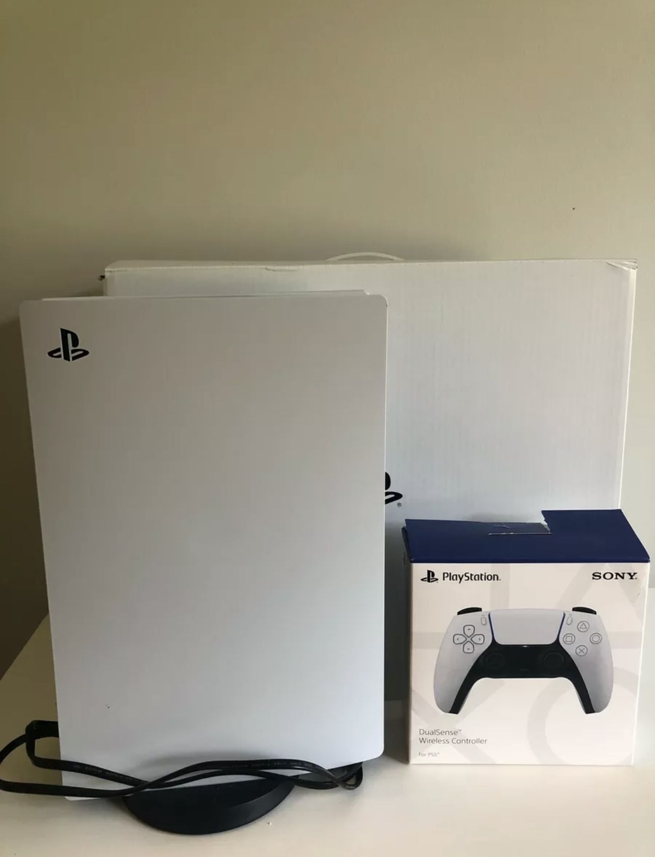 Sony PlayStation 5 PS5 DIGITAL Console BUNDLE With Extra Controller