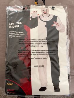 Terrifier art the clown men’s costume