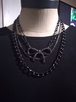 Black Stylish Necklace 