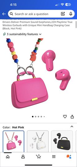 Mini Handbag Earphone STOCKING STUFFER