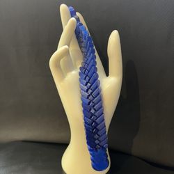 Blue/Black Snake Skin Texture Chotki / Plastic/ 3D Printed Size : 22 Cm 36 gram 