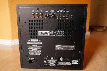 B W BOWERS AND WILKINS ASW 2500 POWERED SUBWOOFER for Sale in