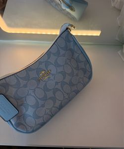 Blue coach bag