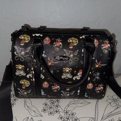 Ed hardy satchel bag