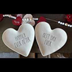 Rae Dunn Valentines Plates 