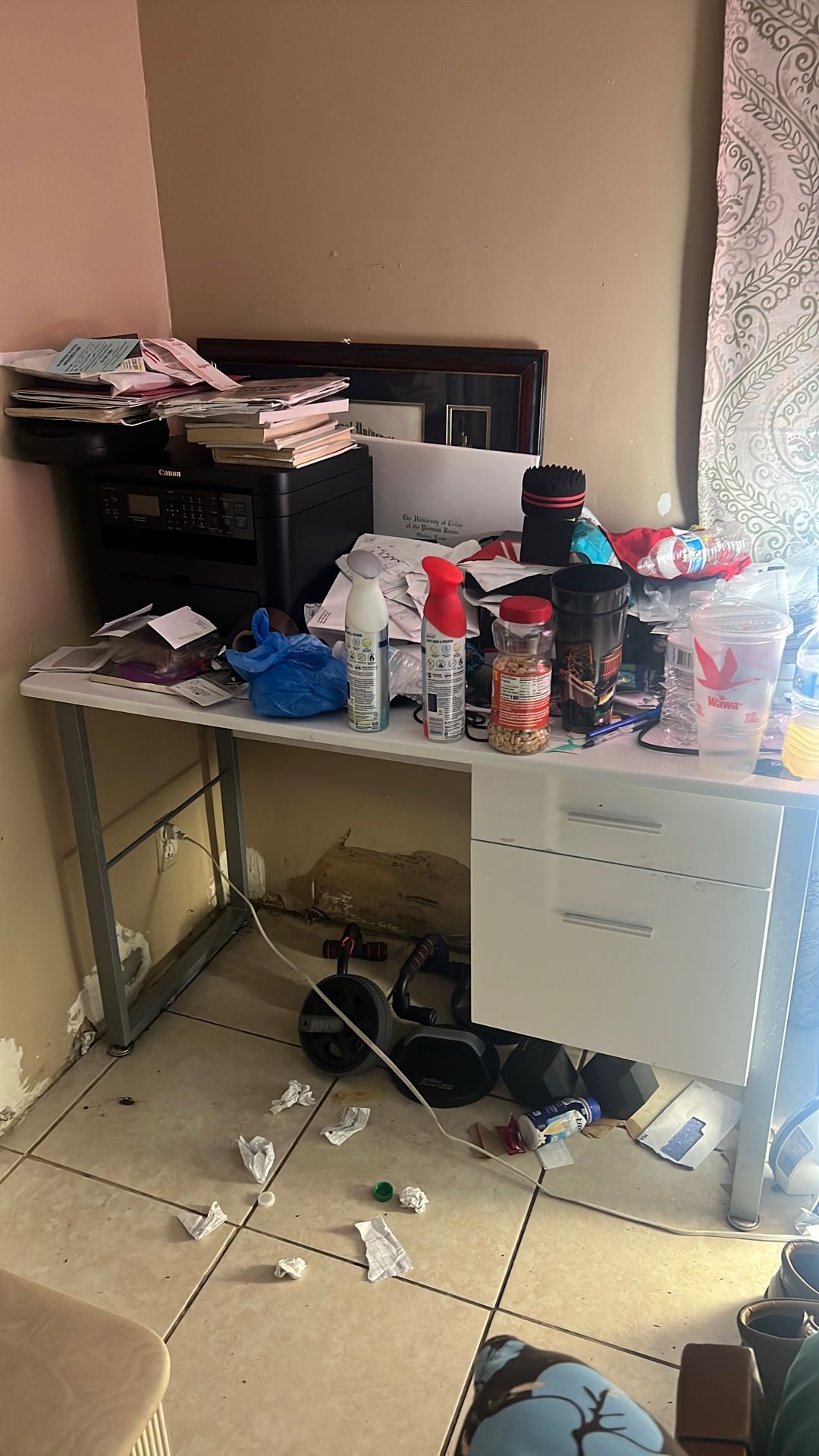 Nice Desk With Printer