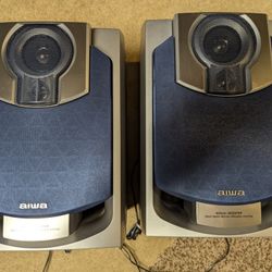 2 Aiwa Speakers 