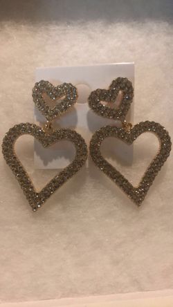 Gold plated earrings