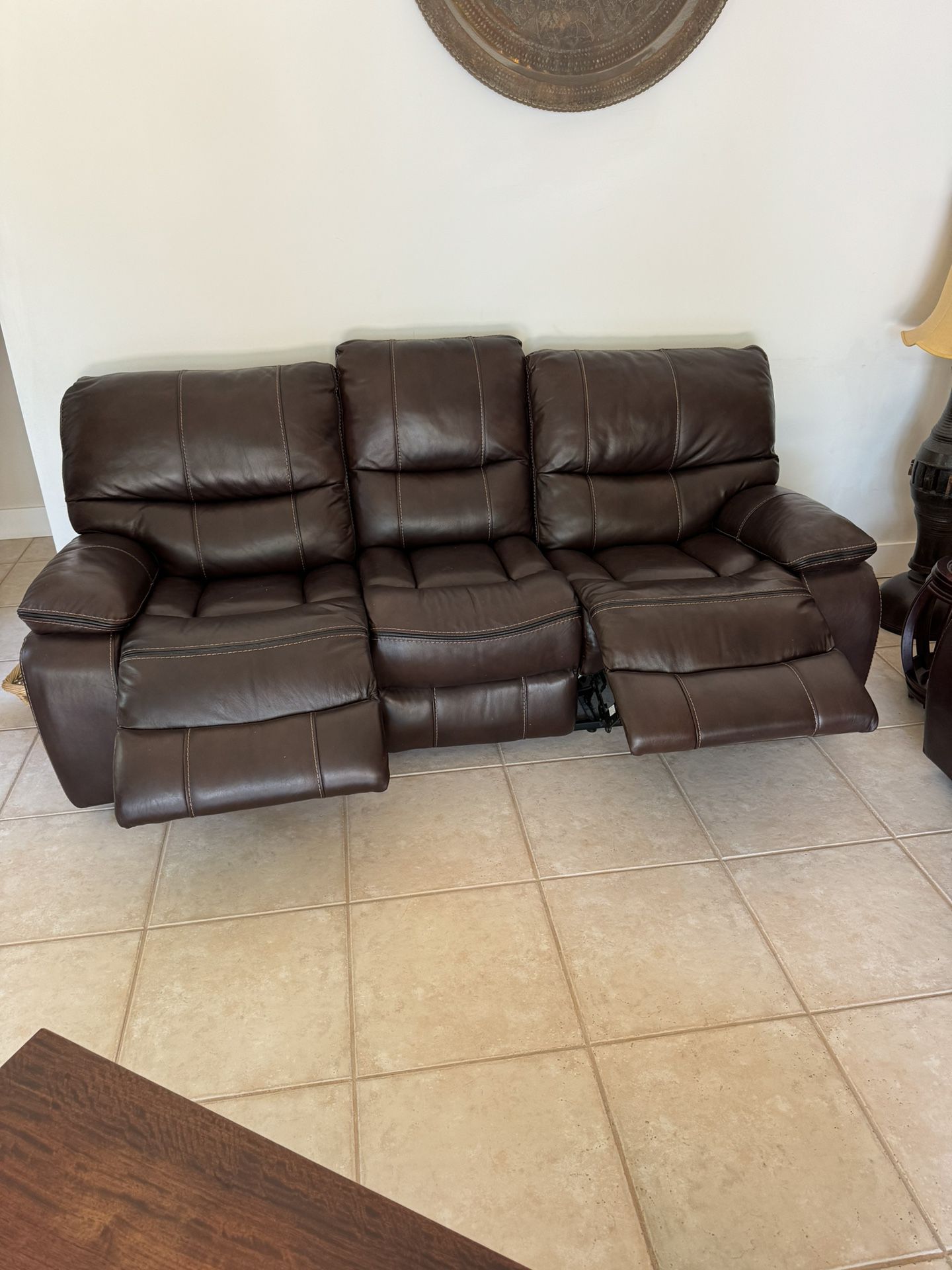 Two Recliner Couches 