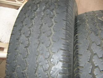 (2) Michelin LT 225/75R 16 tires