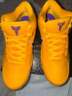 Kobe IV draft day lakers color way size 6