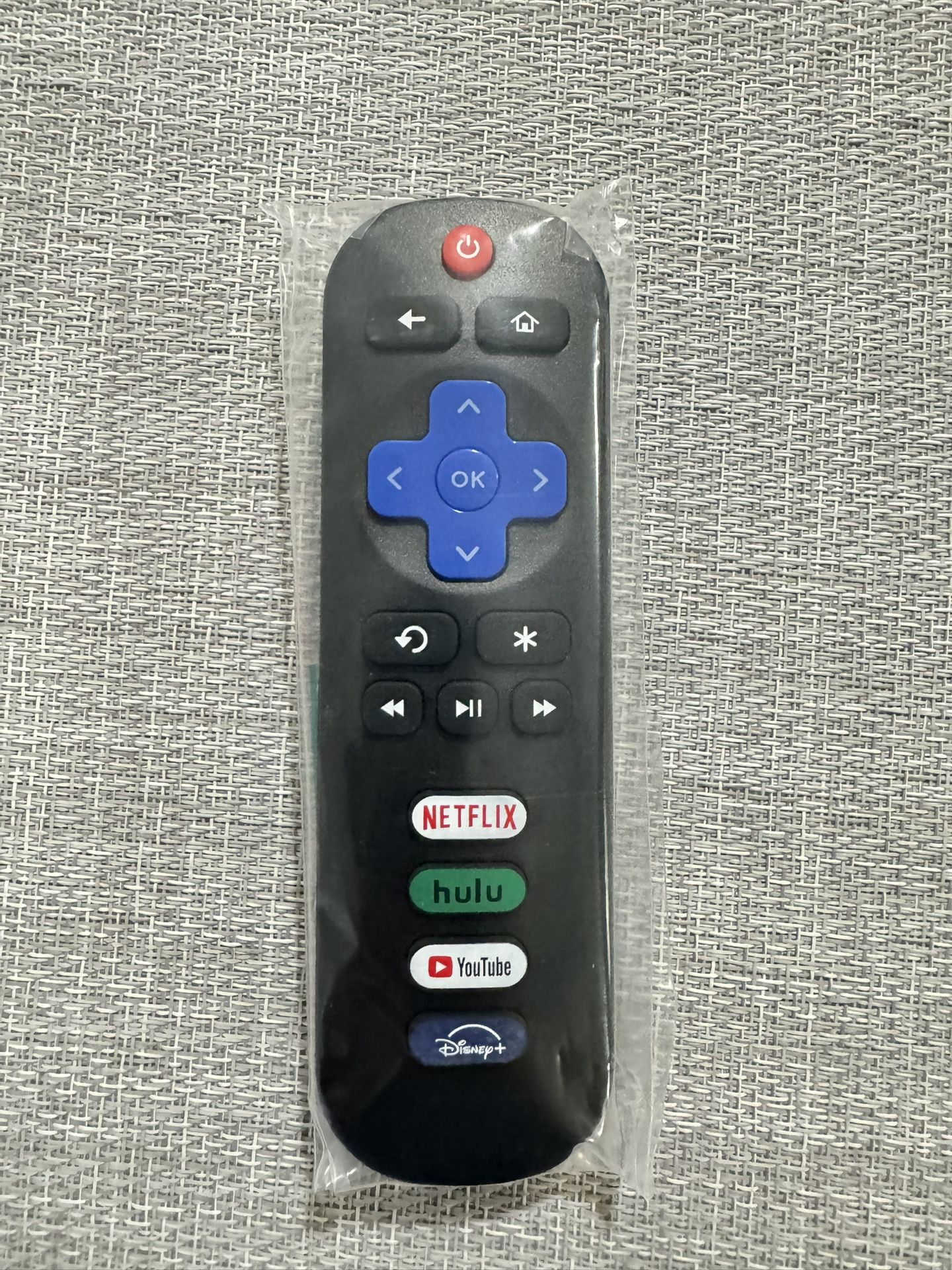 Replacement Remote Control Only for Roku TV, Compatible for TCL Roku/Hisense Roku/Onn Roku/Philips Roku Smart TVs(Not for Stick and Box)