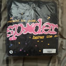 Spider hoodie size Large