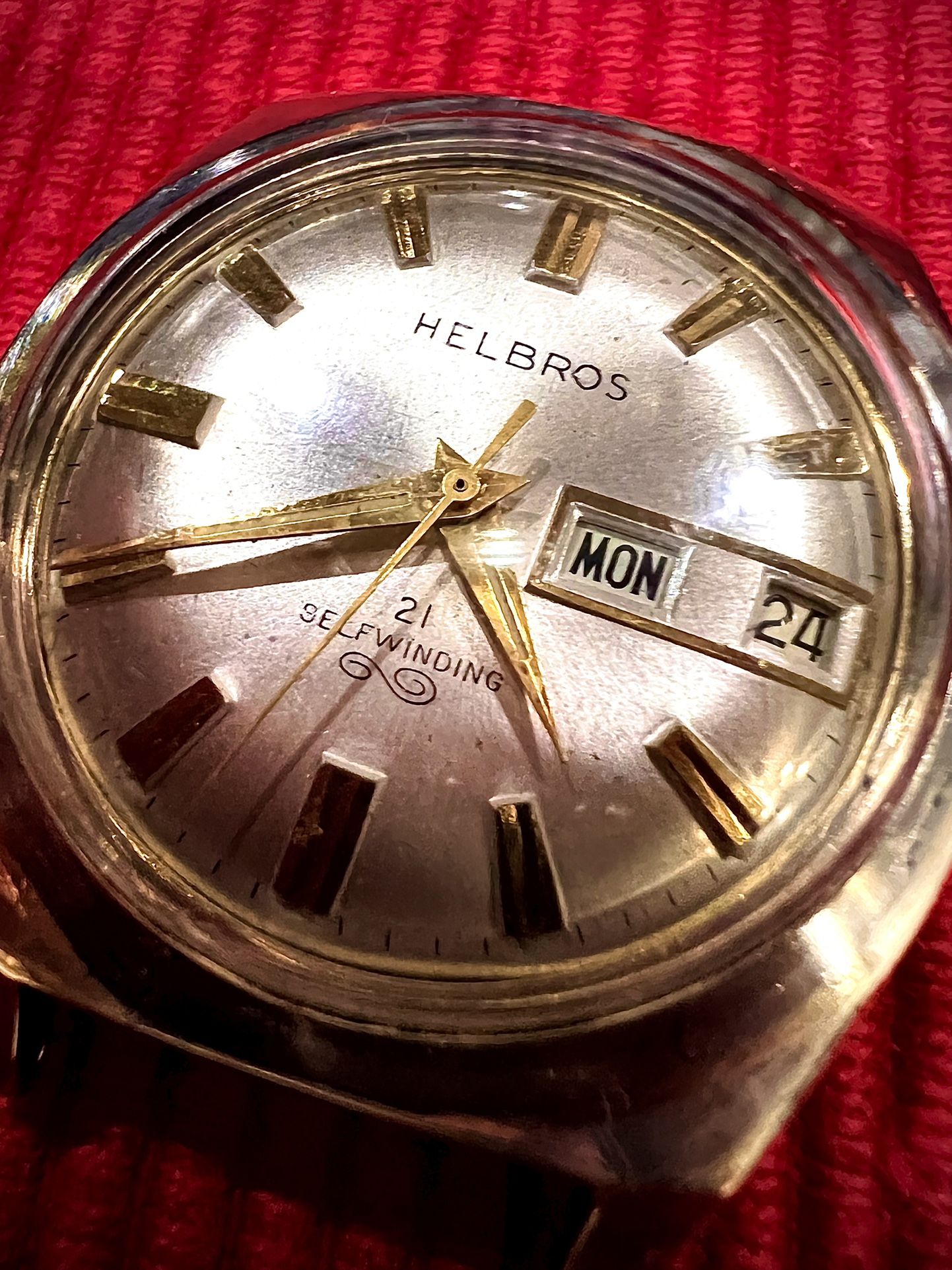 #362 Vintage Helbros Selfwinding Automatic 21 Jewls...