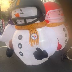 NFL Snowman Steelers, Kc,Vinking,broncos Rams Cowboys 