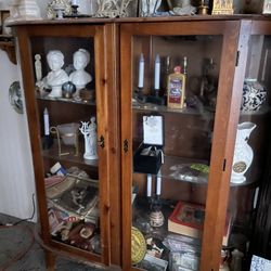 Awesome And Rare 1920’s Bubble Glass Curio… 