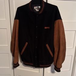 ESPN Wool And Leather Lined Jacket XXL