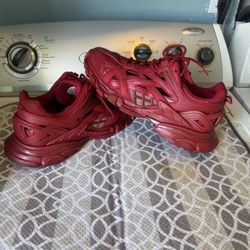 Red Balenciaga Shoes 