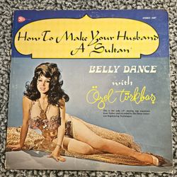 Vintage LP Vinyl Midcentury Record ALBUM Bellydancing HOW To