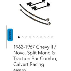 1(contact info removed) Chevy II / Nova, Split Mono & Traction Bar Combo, Calvert Racing