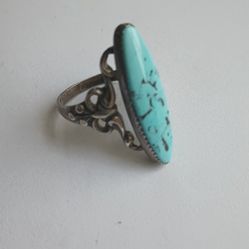 Sterling Silver Turquoise Ring