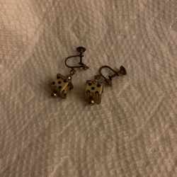 Antique Dice Earrings
