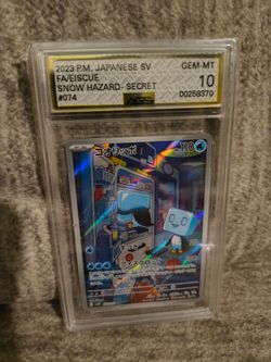 Pokemon  Japanese FA/EISCUE SNOW HAZARD-SECRET grade 10