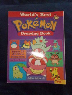 Pokemon vintage drawing book