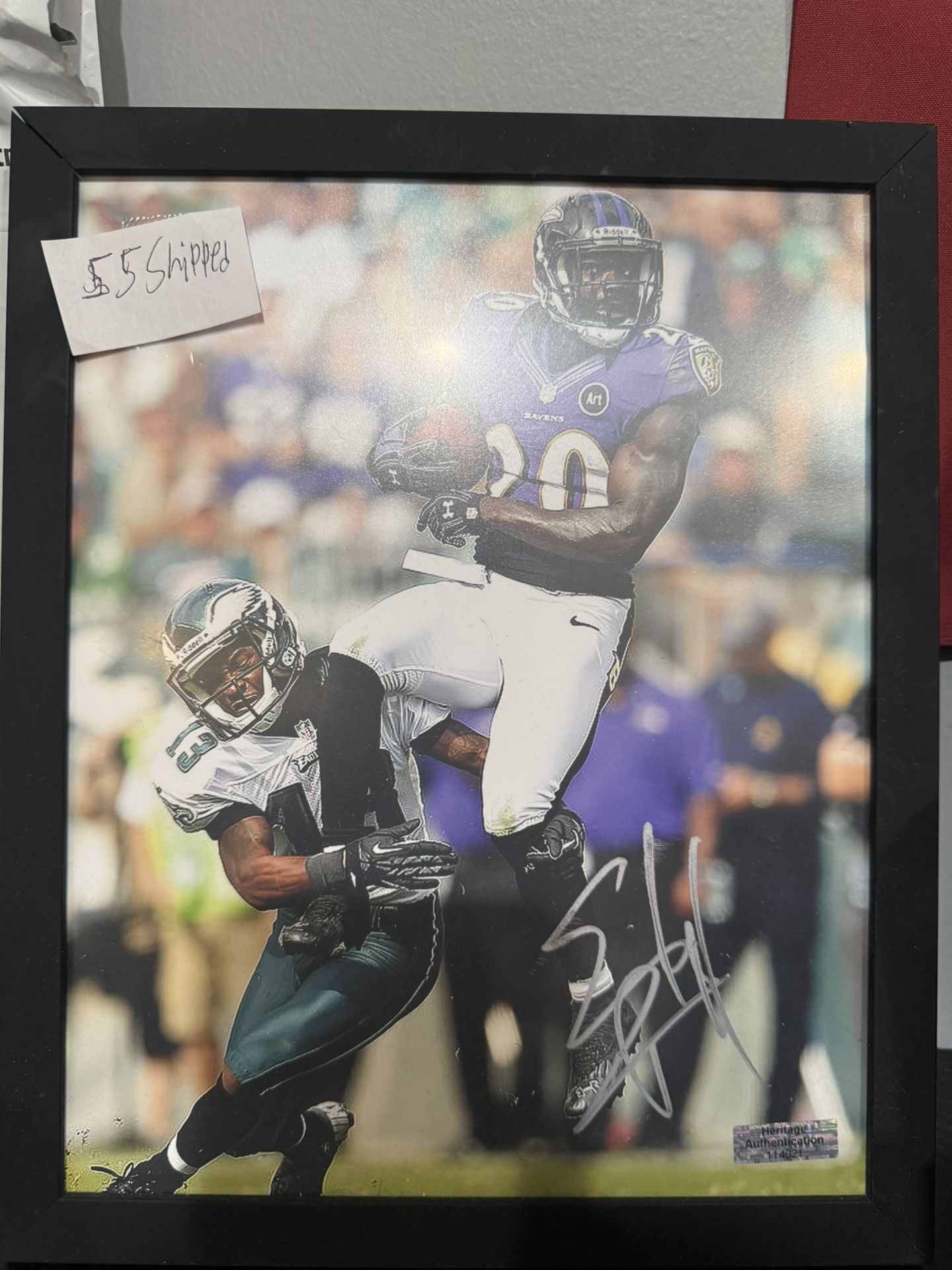 Ed reed signed Photo