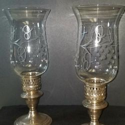 Vintage sterling silver candlesticks. $ 250.00 OBO