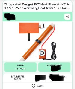 Heat blanket (pvc)