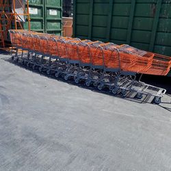 Flat Carts & Shopping Baskets ( Used)