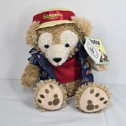 Disney Parks Store California Adventure Duffy Bear Plush 10" Stuffed Animal