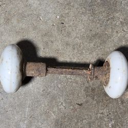 Antique Porcelin Door Handle 