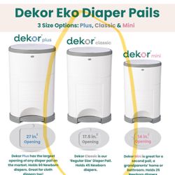 Diaper Pails + Refills 