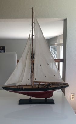 Wood Sail Boat