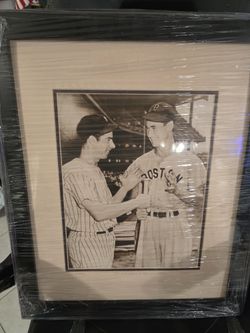 Joe Dimaggio & Ted Williams Photo Circa Vitage 1941