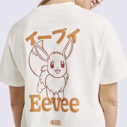 Pokemon x Target Eevee Graphic Short Sleep Crewneck T-shirt