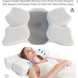Cervical Memory Foam Neck Pillow